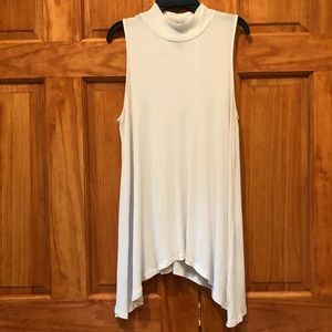 Bobi Los Angeles Mock Neck Ribbed Tunic